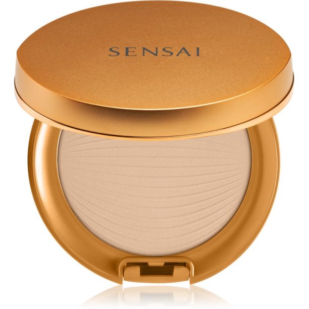 Sensai Silky Bronze Natural Veil Compact водоустойчива пудра цвят SC01 Light 8