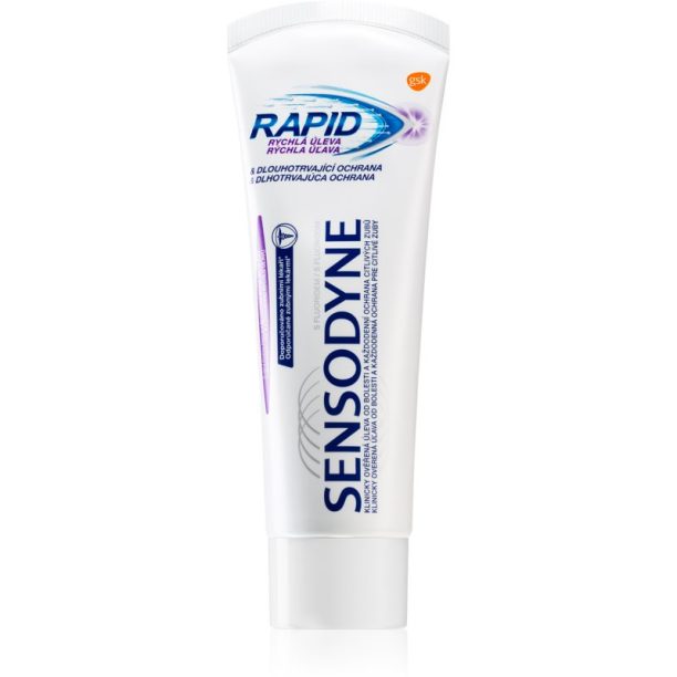 Sensodyne Rapid паста за зъби с флуорид за чувствителни зъби 75 мл.