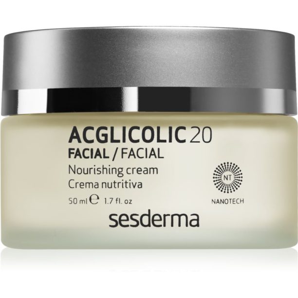 Sesderma Acglicolic 20 Facial подхранващ подмладяващ крем за суха или много суха кожа 50 мл.