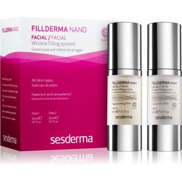 Sesderma Fillderma Nano Двустепенна грижа за редуциране на дълбоки бръчки 2x30 мл.