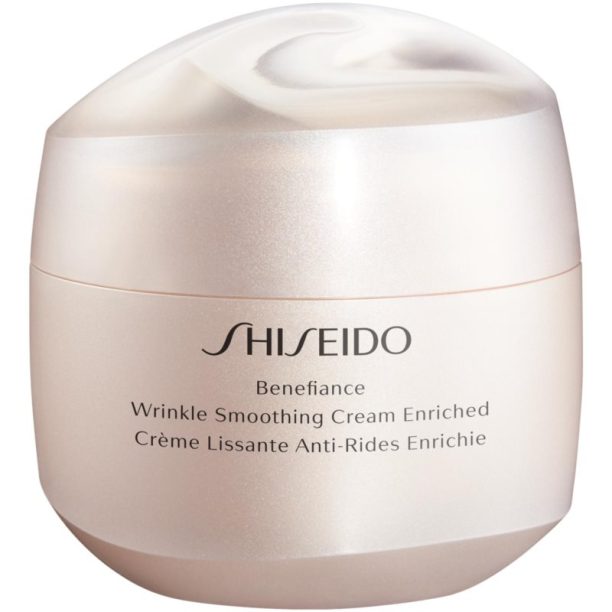 Shiseido Benefiance Wrinkle Smoothing Cream Enriched дневен и нощен крем против бръчки за суха кожа 75 мл. на ниска цена