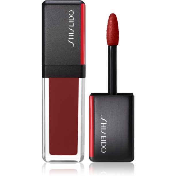 Shiseido LacquerInk LipShine течно червило за хидратация и блясък цвят 307 Scarlet Glare 6 мл. на ниска цена