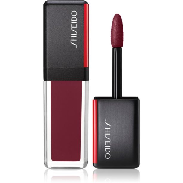 Shiseido LacquerInk LipShine течно червило за хидратация и блясък цвят 308 Patent Plum 6 мл. на ниска цена