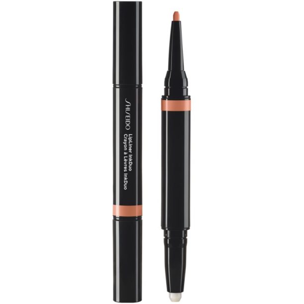 Shiseido LipLiner InkDuo червило и молив за контур за устни с балсам цвят 01 Bare 1.1 гр. на ниска цена