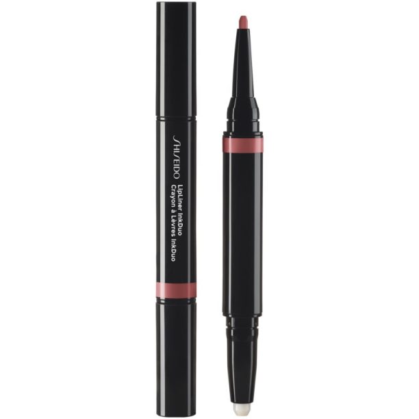 Shiseido LipLiner InkDuo червило и молив за контур за устни с балсам цвят 03 Mauve 1.1 гр. на ниска цена