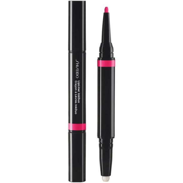 Shiseido LipLiner InkDuo червило и молив за контур за устни с балсам цвят 06 Magenta 1.1 гр. на ниска цена