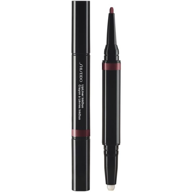 Shiseido LipLiner InkDuo червило и молив за контур за устни с балсам цвят 11 Plum 1.1 гр. на ниска цена