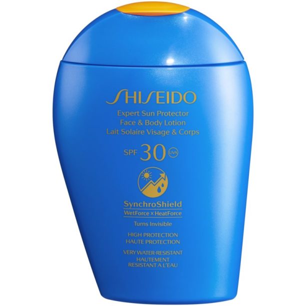 Shiseido Sun Care Expert Sun Protector Face & Body Lotion слънцезащитен лосион за лице и тяло SPF 30 150 мл.