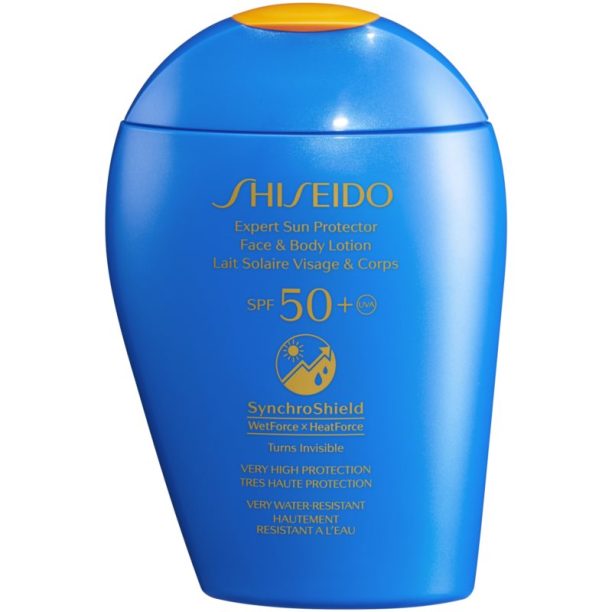 Shiseido Sun Care Expert Sun Protector Face & Body Lotion слънцезащитен лосион за лице и тяло SPF 50+ 150 мл. на ниска цена