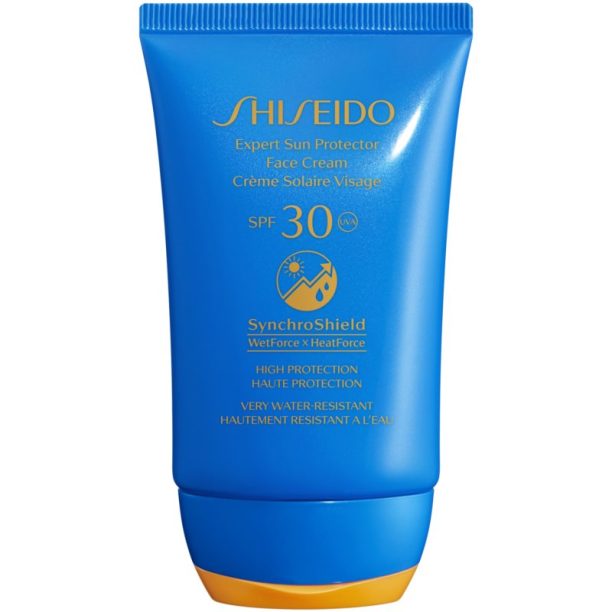 Shiseido Sun Care Expert Sun Protector Face Cream водоустойчив крем за лице за изкуствен тен SPF 30 50 мл.