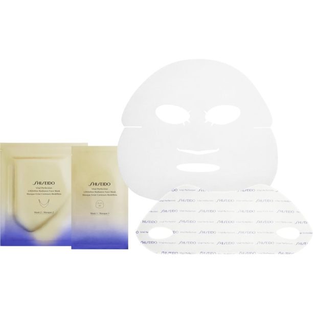 Shiseido Vital Perfection Liftdefine Radiance Face Mask луксозна стягаща маска за лице за жени  6x2 бр. на ниска цена