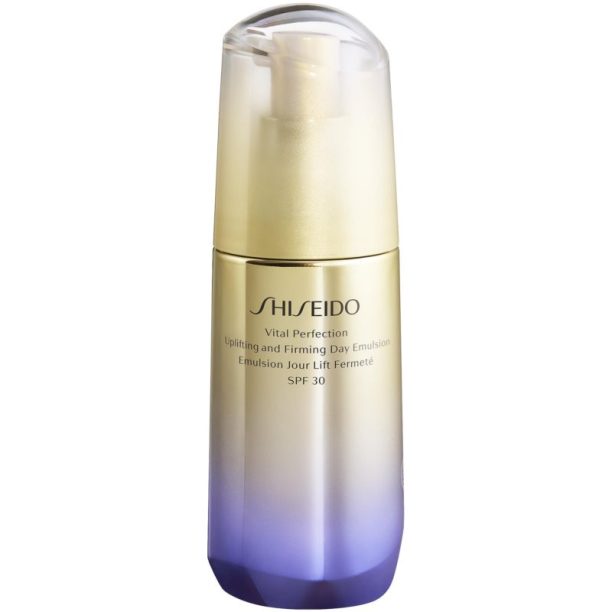 Shiseido Vital Perfection Uplifting & Firming Day Emulsion лифтинг-емулсия SPF 30 75 мл. на ниска цена