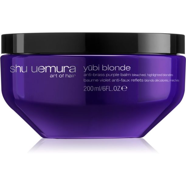 Shu Uemura Yūbi Blonde маска  неутрализиращ жълтеникавите оттенъци 200 мл. на ниска цена