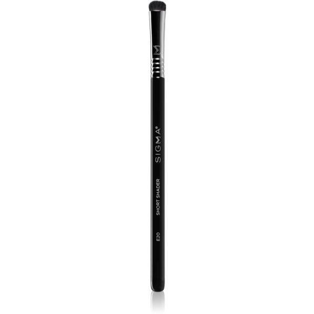 Sigma Beauty E20 Short Shader Brush четка за нанасяне на сенки за очи кръгъл 1 бр.