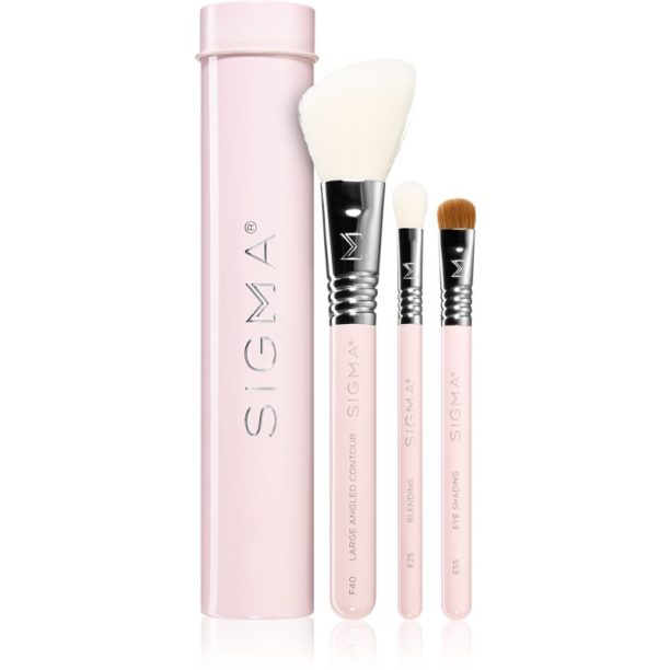 Sigma Beauty Essential Trio Brush Set комплкет четки с калъф