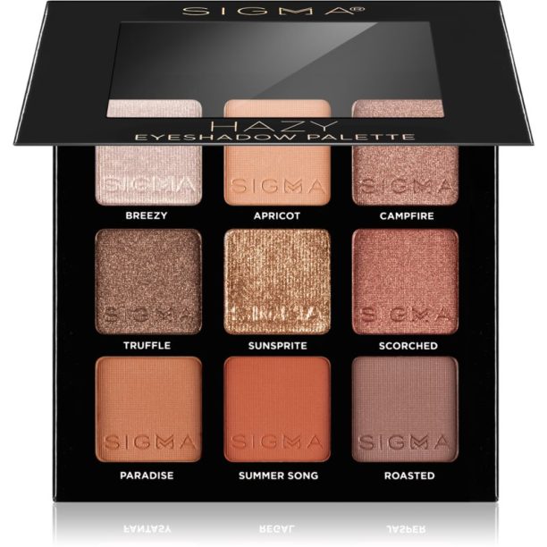 Sigma Beauty Eyeshadow Palette Fiery палитра от сенки за очи 9 гр.