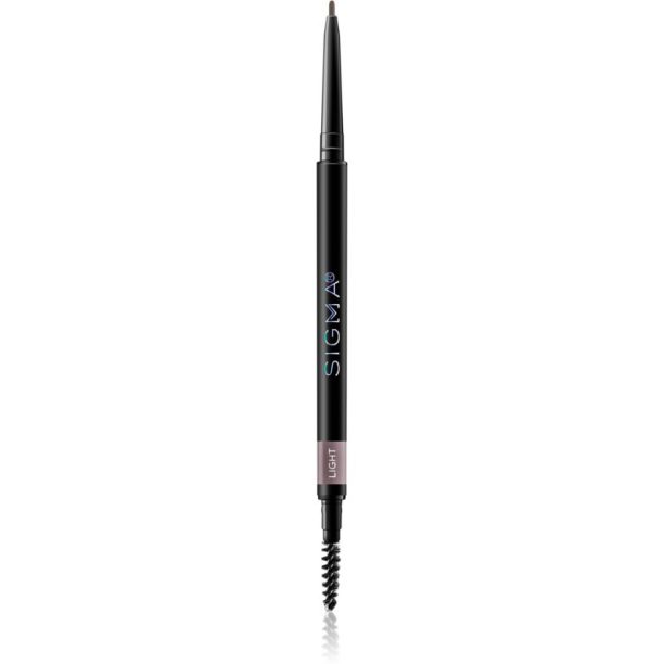 Sigma Beauty Fill + Blend Brow Pencil автоматичен молив за вежди с четка цвят Light 0.06 гр.