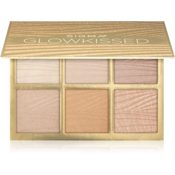 Sigma Beauty Glowkissed Highlight Palette палитра с озарители 28