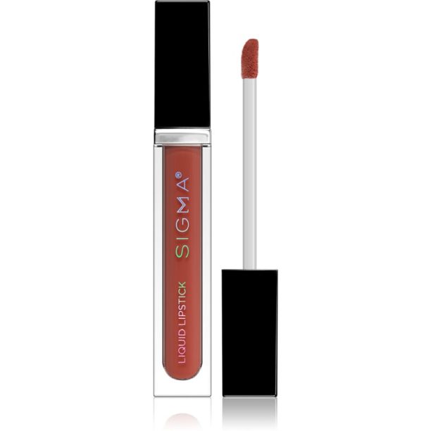 Sigma Beauty Untamed Liquid Lipstick дълготрайно матово течно червило цвят Cor-De-Rosa 6 гр.