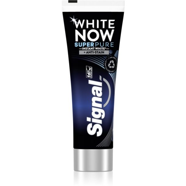 Signal White Now Men Super Pure паста за зъби за мъже с избелващ ефект 75 мл.