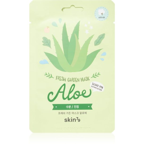 Skin79 Fresh Garden Aloe успокояваща платнена маска с алое вера 23 гр.