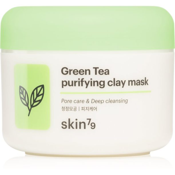 Skin79 Green Tea дълбоко почистваща пилинг маска  с глина 100 мл.