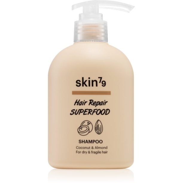 Skin79 Hair Repair Superfood Coconut & Almond шампоан за суха и крехка коса 230 мл.