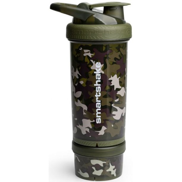 Smartshake Revive спортен шейкър + контейнер боя Camo Green 750 мл.