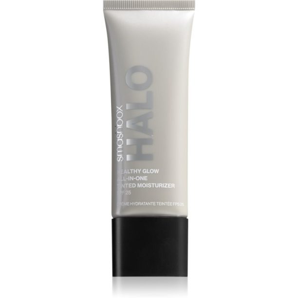 Smashbox Halo Healthy Glow All-in-One Tinted Moisturizer SPF 25 тониращ и хидратиращ крем-гел с озаряващ ефект SPF 25 цвят Dark Warm 40 мл.