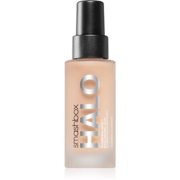 Halo Plumping Dew +Hyaluronic Acid Smashbox Halo Plumping Dew +Hyaluronic Acid изсветляващ хидратиращ флуид с хиалуронова киселина 30 мл.