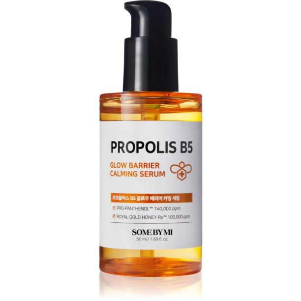 Some By Mi Propolis B5 Glow Barrier регенериращ и озаряващ серум с успокояващ ефект 50 мл.