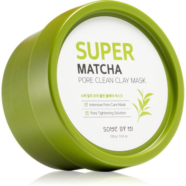 Some By Mi Super Matcha Pore Clean почистваща глинена маска за лице за стягане на порите 100 гр.