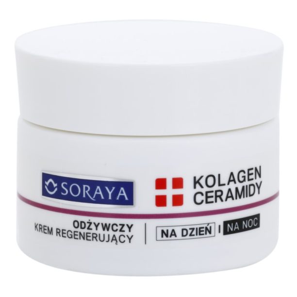 Soraya Collagen & Ceramides подхранващ регенериращ крем с масло от шеа 50 мл.