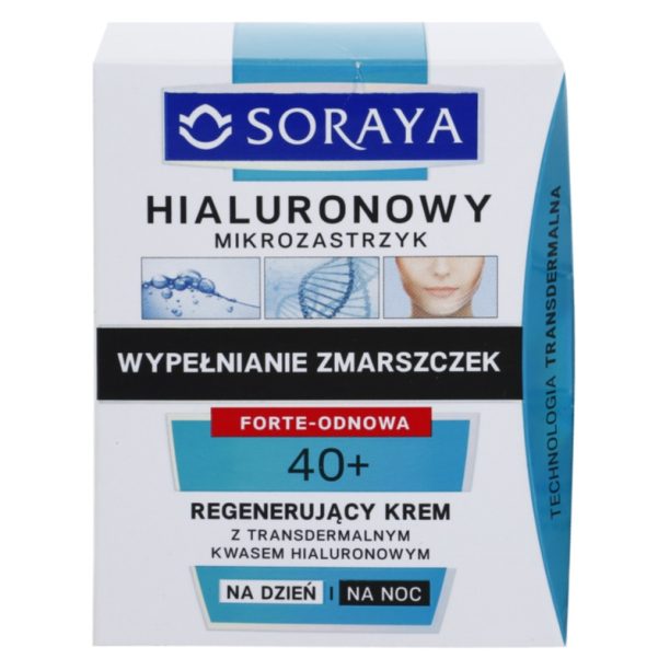 Soraya Hyaluronic Microinjection регенериращ крем с хиалуронова киселина 40+ 50 мл. купи на топ цена