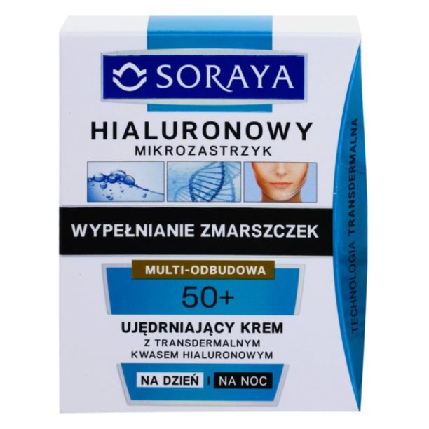 Soraya Hyaluronic Microinjection стягащ крем с хиалуронова киселина 50+ 50 мл. купи на топ цена