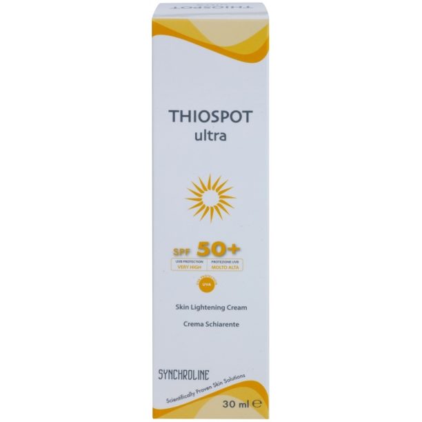 Synchroline Thiospot Ultra озаряващ крем за лице с хиперпигментация SPF 50+ 30 мл. купи на топ цена