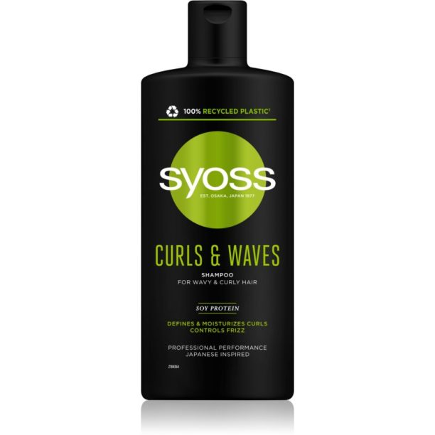 Syoss Curls & Waves шампоан за къдрава и чуплива коса 440 мл. на ниска цена