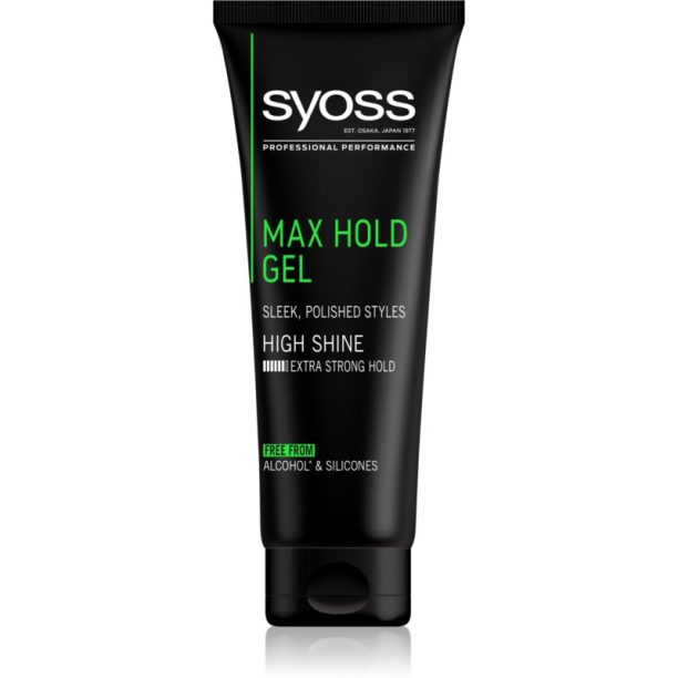 Syoss Max Hold гел за коса със силна фиксация 250 мл. на ниска цена