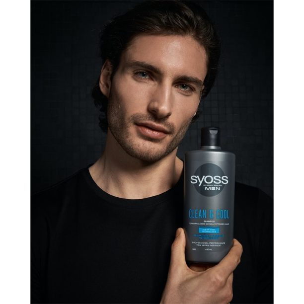 Syoss Men Clean & Cool шампоан за нормална към омазняваща се коса 440 мл. купи на топ цена