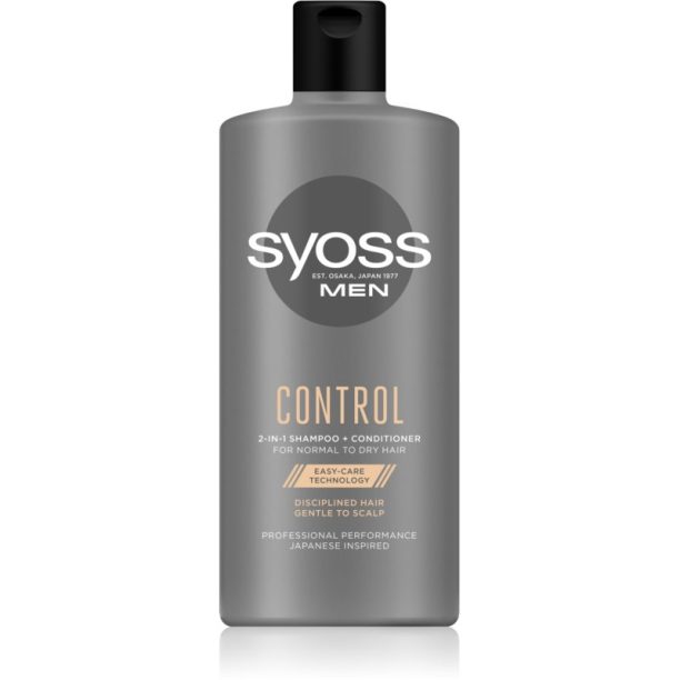 Syoss Men Control шампоан и балсам 2 в1 за мъже 440 мл.