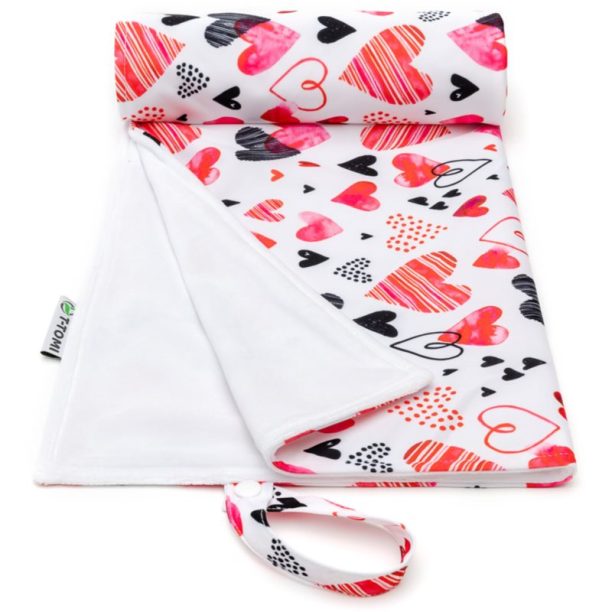 T-TOMI Changing Pad Hearts перяща се подложка за преповиване 50x70 cm 1 бр.