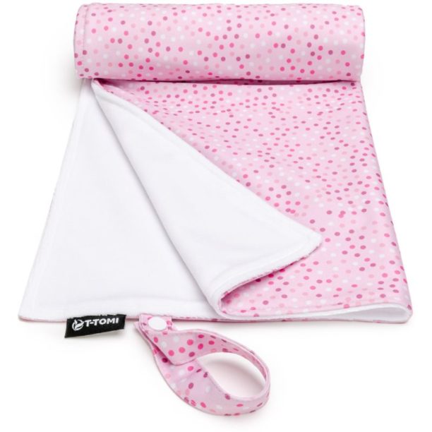 T-TOMI Changing Pad Pink Dots перяща се подложка за преповиване 50 x 70 cm 1 бр.