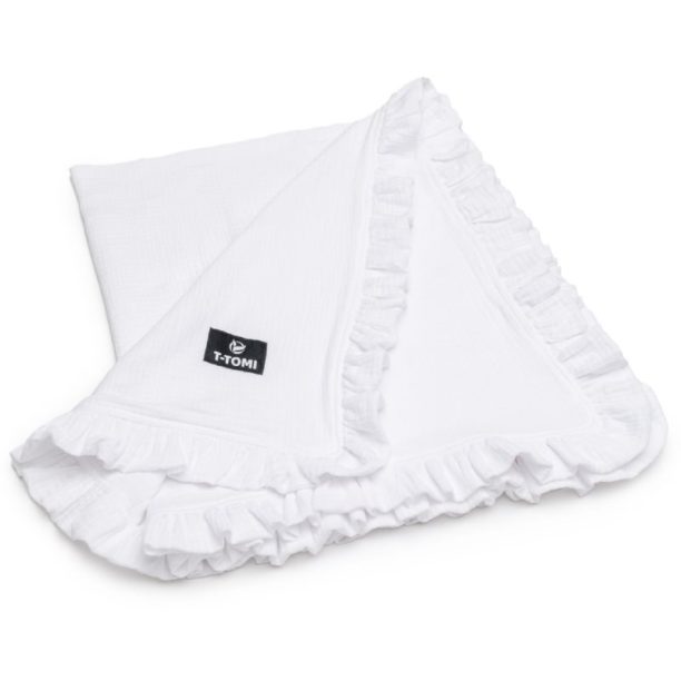 T-TOMI Muslin Blanket одеяло White 80x100 cm 1 см