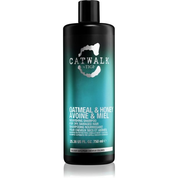 TIGI Catwalk Oatmeal & Honey подхранващ шампоан  за суха и чувствителна коса 750 мл.