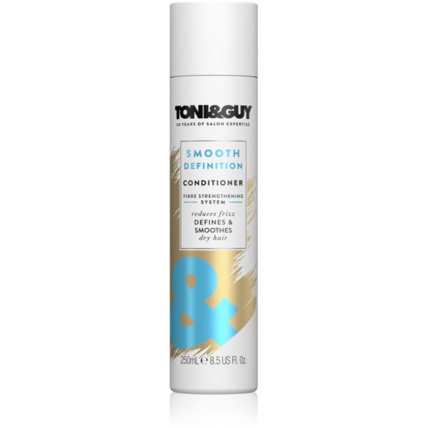 TONI&GUY Smooth Definition изглаждащ балсам за суха и непокорна коса 250 мл.