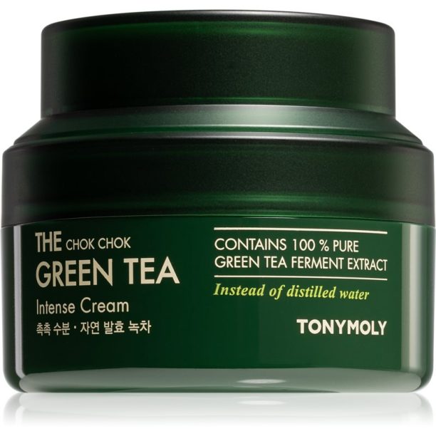 TONYMOLY The Chok Chok Green Tea богат хидратиращ крем за чувствителна и суха кожа 60 мл.