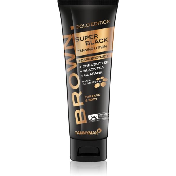 Tannymaxx Brown Super Black Gold Edition крем за загар за солариум с бронзер 125 мл.