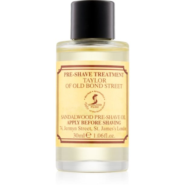 Taylor of Old Bond Street Sandalwood олио преди бръснене 30 мл.