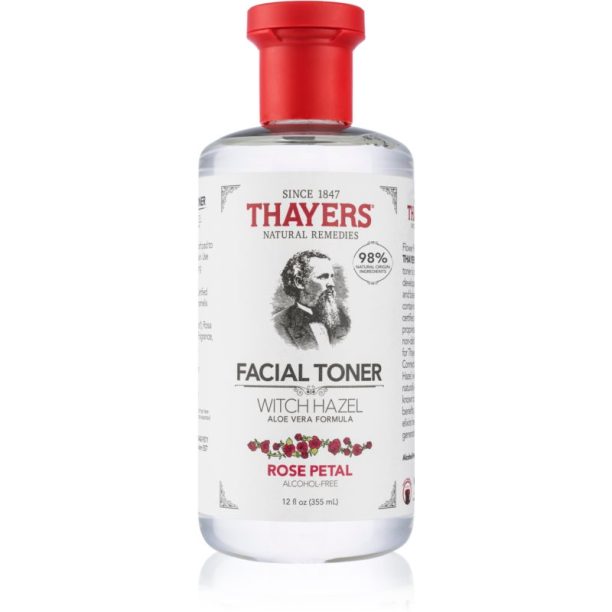 Thayers Rose Petal Facial Toner успокояващ тоник за лице без алкохол 355 мл. на ниска цена