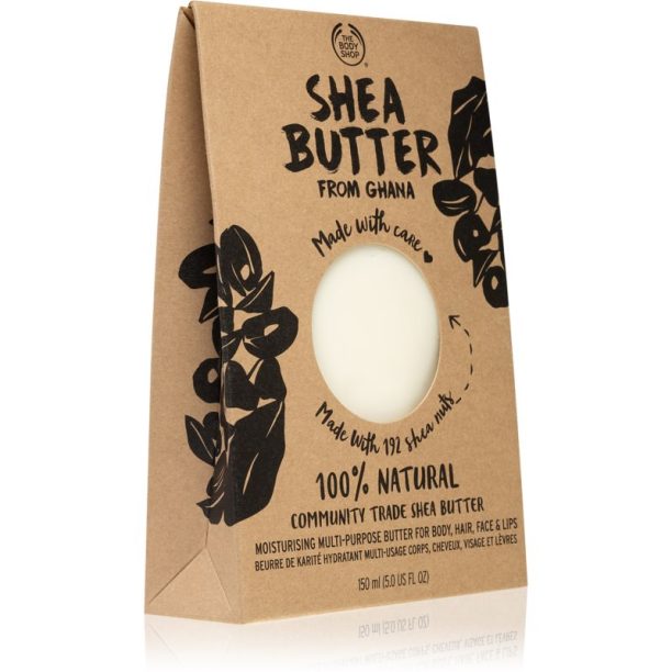 The Body Shop 100% Natural Shea Butter масло от шеа 150 мл.